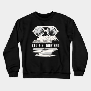 Retro Cruisin' Together - Family Cruise Crewneck Sweatshirt